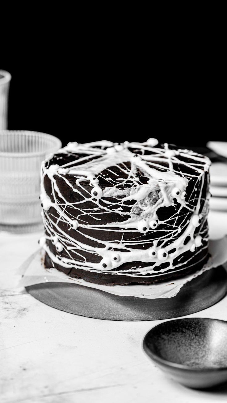 Chocolate Spider Cake: Fudgy Layers, Silky Ganache, Spooky Webs